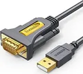 Ugreen USB 2.0 to RS-232 COM Port DB9 (M) Adapter Cable Gray 1m