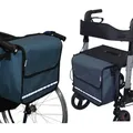 SENIORI Rollator / Rollstuhl Tasche Rollatortasche Rollstuhltasche 5. Blau_classic