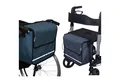 Seniori Aufbewahrungstasche SENIORI Rollator / Rollstuhl Tasche Rollatortasche Rollstuhltasche, 5. Blau_Classic