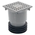 AIRFIT Profi Bodenablauf 10cm x DN110 DN90 DN50 Edelstahl Rost 60200BA variabel