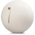 Sitting Point Sitzball Woolly Stoff Weiß