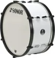Sonor Comfort Line Marching Bass Drum 24"x10" Weiß Marsch Große Trommel leicht
