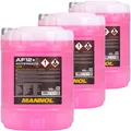 3x 10 LITER MANNOL AF12+G12+ ROSA/ROT bis -40°C KÜHLERFROSTSCHUTZ passend für VW