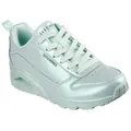 Skechers UNO-GALACTIC GAL Sneaker Freizeitschuh, Keilsneaker, Schnürschuh mit Skech Air Ausstattung grün 41 EU