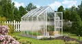 Vitavia Gewächshaus, Treibhaus Domus 6,7m², alu-eloxiert, HKP 4 mm, Fundament