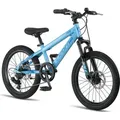 Licorne Bike Thunder Premium Mountainbike,Farbe:Aquamarine;Größe:20 Zoll - Blau
