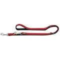 Hunter Tierbedarf Verstellbare Führleine Neopren rot/schwarz rot|schwarz Maße: 15 mm / 200 cm