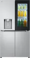 LG GMG961MBKE Multi-Door Kühlschrank mit InstaView, Klasse E, 637 L, Multi-Door Kühlschrank mit Gefrierfach, Eis-, Crushed Ice- Wasserspender mit UVnano, Total NoFrost, Smart Inverter Kompressor