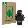 2x ScreenLeaf Displayschutzfolie für ASUS ZenWatch 3 1.39" nachhaltig verpackt