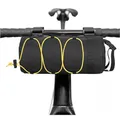 Dasellfa Fahrradtasche Fahrrad, Wasserdicht Fahrradtaschen, Lenker, Fahrradkorb Vorne, Tasche, Lenkertasche, Lenkertaschen, Abnehmbarer Schultergurt (Y ellow)