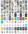 Edition Seidel Set 100 Postkarten Leben & Momente mit Sprüchen Karten mit Spruch