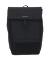 Kapten & Son Rucksack Fyn All Black 13 L | Rucksack Damen & Herren Schwarz | Tagesrucksack mit 14" Laptopfach | Backpack ideal für Uni, City, Arbeit, Reisen