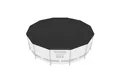 Bestway Pool-Abdeckplane Ø 370 cm (Packung, 1-St., schwarz, rund), verhindern
