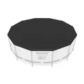 Poolabdeckung Rund Ø 370 cm Abdeckplane Poolplane für Bestway Frame Pools