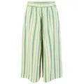 Blutsgeschwister 7/8-Hose Style Traveller awing stripes grün XL