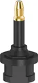 ODT-Adapter, Toslink-Kupplung - optischer 3,5-mm-Stecker, vergoldet (0