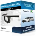 IMIOLA HAK-POL Anhängekupplung starr passend für Skoda Superb Kombi 09-15 neu