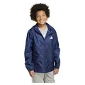 adidas Unisex Kinder Rain Coat, Dark Blue, 9-10 Years