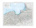 Historische Karte: Provinzen WESTPREUSSEN und OSTPREUSSEN im Deutschen Reich - November 1897 [gerollt]