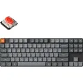 Keychron K1 Max QMK/VIA Wireless Mechanische Tastatur, QWERTY US Layout - Gateron Low Profile 2.0 Red K1M-A1 - Rot