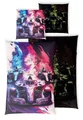 Carpe Sonno Kinderbettwäsche 135 x 200 Jungen Leuchtend Bettwäsche Kinder Rennwagen Auto + SPIELE, Renforcé, 2 teilig, GLOW IN THE DARK Bettbezug 135x200 - 100% Baumwolle