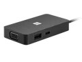 MICROSOFT Surface USB-C Travel Hub Dockingstation, Schwarz