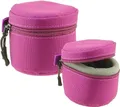 Navitech Lila Wasserdicht Kameraobjektiv Schutzhülle Tasche - Kompatibel Mit Dem Fujifilm XF23 mm F2 R Lens