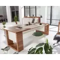 Schreibtisch Luxus Büromöbel Braun Holz JVmoebel - Braun