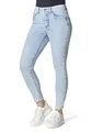 STOOKER Rio FEXXI Move Strass Damen 5-Pocket-Jeans Skinny Fit Denim/Jeans clean wash konisch lang