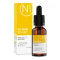 N1 Vitamin D3 K2 Tropfen - Vitamin D3K2 Öl, Vitamin D3 K2 hochdosiert 20 ml