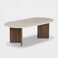 Moderner Wohnzimmer-beistelltisch Aus Melamin 60x40 In Sable