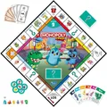 Monopoly Junior Brettspiel ab 4 Jahren • 2 Level • doppelseitiger Spielplan