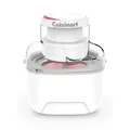 Cuisinart Solo Scoops, Traditionelle Eismaschine, 0,475 l, 1 Becken, Grau, Transparent, Weiß, 25 min, Tasten - Grau/Transparent/Weiß