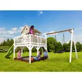 AXI Spielturm "Liam", BxHxT: 613 x 291 x 277 cm, Holz, braun/weiß/lindgrün