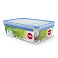Emsa 508547 Clip & Close   Rechteckige Frischhaltedose   mit Deckel   5.4 Liter