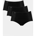 sloggi Midislip 24/7 Microfibre (3er Pack) Microfaser, weich, atmungsaktiv, elastisch schwarz 48