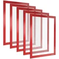 Poppstar 5x Magnetrahmen A4, Höhe 32,2 cm, Breite 23,6 cm, rot