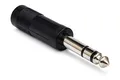 Hosa GPP-419, hochwertiger Klinkenadapter, adaptiert von Monoklinke zu Stereoklinke, 6 mm TS auf 6 mm TRS