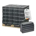 Rekord® Braunkohlebriketts 1.000 kg (40x25 kg Gebinde) auf Palette – Kaminbriketts mit hohem Heizwert & Langer Brenndauer – Qualitäts–Braunkohle für Kamine & Dauerbrandöfen – Gluthalter Briketts