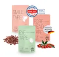 alla and jen Gesichtspflege-Set Hyaluron-Skintapes mit Gojibeere & Szechuanpfeffer, Overnight-Express, für Schönheit über Nacht, Anti-Falten-Pflaster
