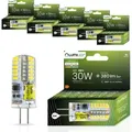 LUMILED LED Lampen G4 6er Set Leuchtmittel 4W = 30W 4000K Neutralweiß 380lm 360° 12V AC/DC Mini kleine Birne Energiesparende kein Flackern SMD