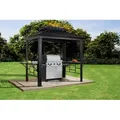 Sojag Pavillon Messina BBQ 6x8,anthrazit,179 x 292 x 262 cm (L x B x H)