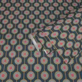 Grafiktapete Geometrisch Blau Retro Vliestapete Mustertapete 8,50 x 0,53 m