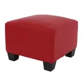 Modular Ottomane Moncalieri, Kunstleder rot