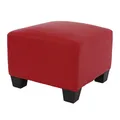 B-Ware Modular Ottomane Lyon, Kunstleder, rot