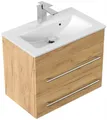 Magnolia Home Waschtisch Badmöbel Mars 600 SlimLine SoftClose eiche gold