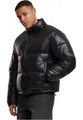 Urban Classics Herren Winterjacke Shiny Puffer Jacket, glänzende Steppjacke mit hohem Kragen, Regular Fit, warme Winterjacke, Größen S - 5XL