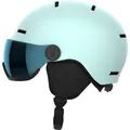Salomon ORKA VISOR Helm Kinder in Bleached Aqua, Größe 56-59