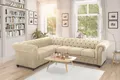 Home affaire Chesterfield-Sofa Duc Ecksofa L-Form, hochwertige Knopfheftung im Rücken, Samtoptik mit changierender Optik