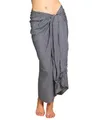 PANASIAM Sarong uni grey, 190x116cm